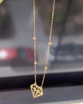 Collier diamonda en Or18k
